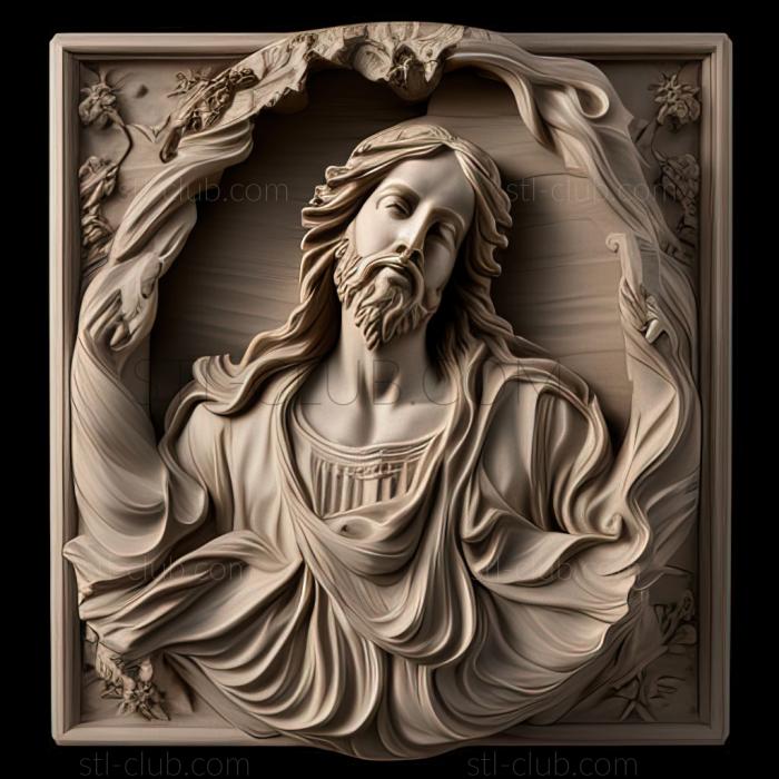 3D model st jesus (STL)